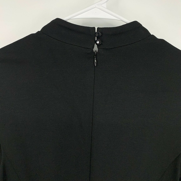 Trina Turk Black Tiered Bell Sleeve Dylan Dress - Picture 8 of 12